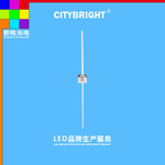 一字型 小蝴蝶灯 黄翠绿双色 贴片 表贴 led发光二极管 长脚 厂家