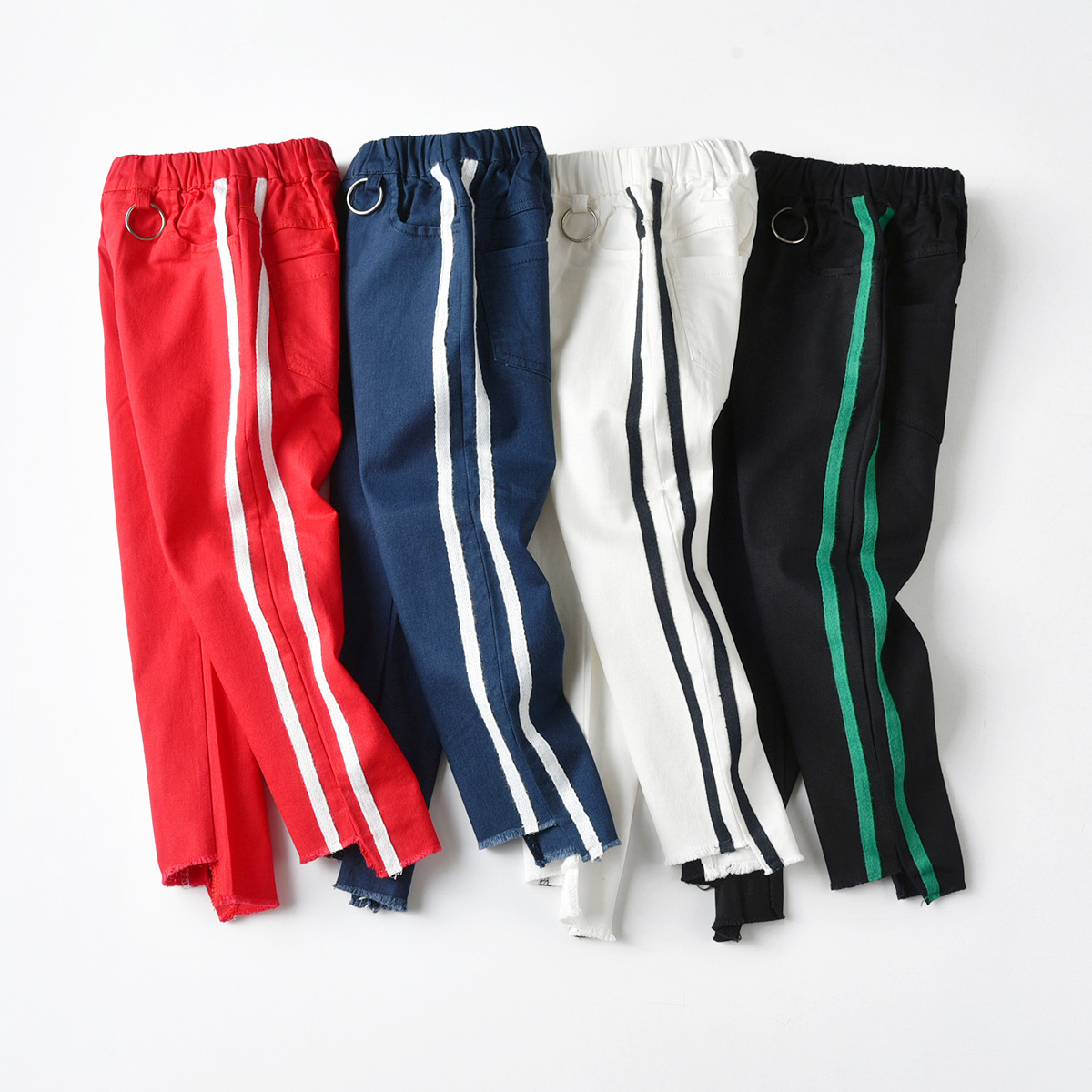 Детский эластичный карандаш подходит для мужчин и женщин, осенние штаны, 2020, новая коллекция, в обтяжку, в корейском стиле