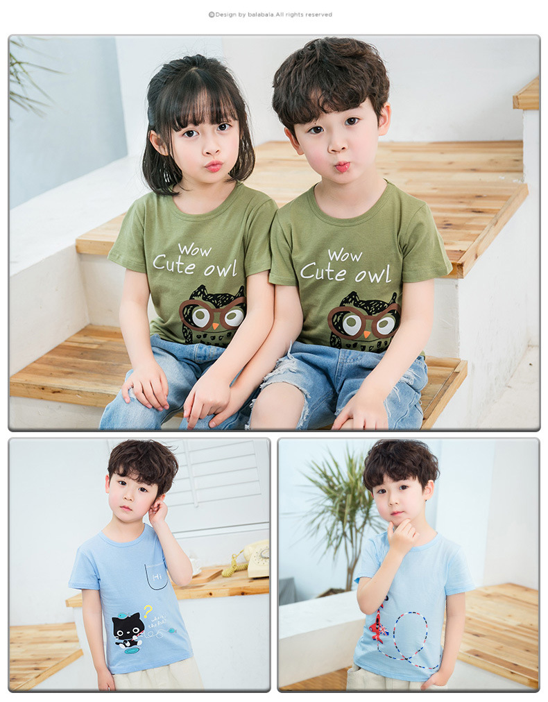 T-shirt enfant en coton - Ref 3440661 Image 52