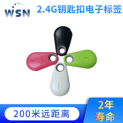 2.45G有源电子标签 钥匙扣标签 停车感应智能卡 rfid超高频钥匙扣