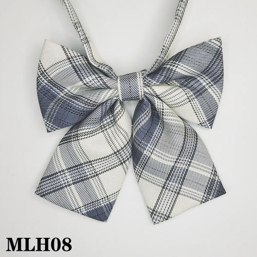 Collar Plaid Stripe JK Bow Tie Gentle Hoshino Raspberry Bow Tie Japanese Campus Internet Celebrity Flat Angle