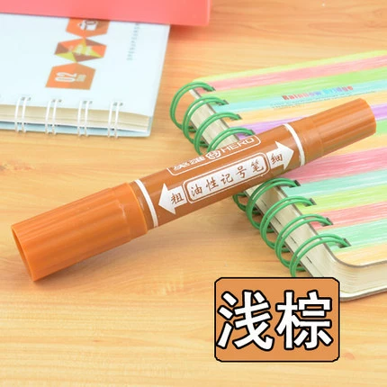 Гелевая/масляная ручка Hero 880 Art Color Painting Pen 24 цвета, двухсторонняя маркировочная ручка POP Pen Marker