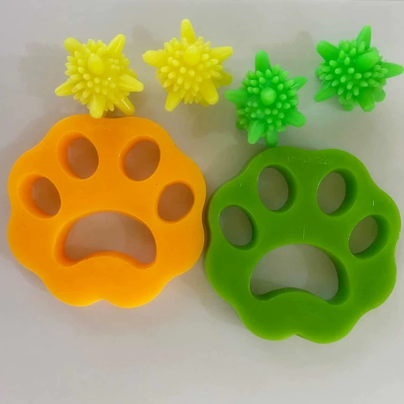 Cross -border explosion laundry ball+ sticky cushion cleaning clothes hair pet sticky hair removal water rinse
