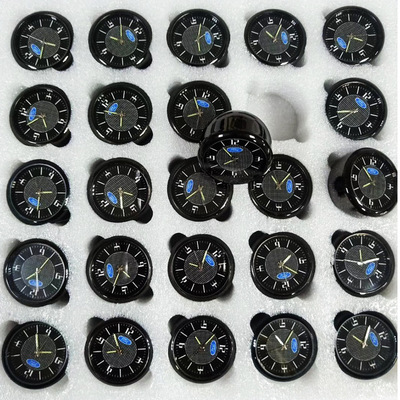 厂家供应车载钟表内饰摆座石英钟表表头夜光车载手表摩托车时钟|ms