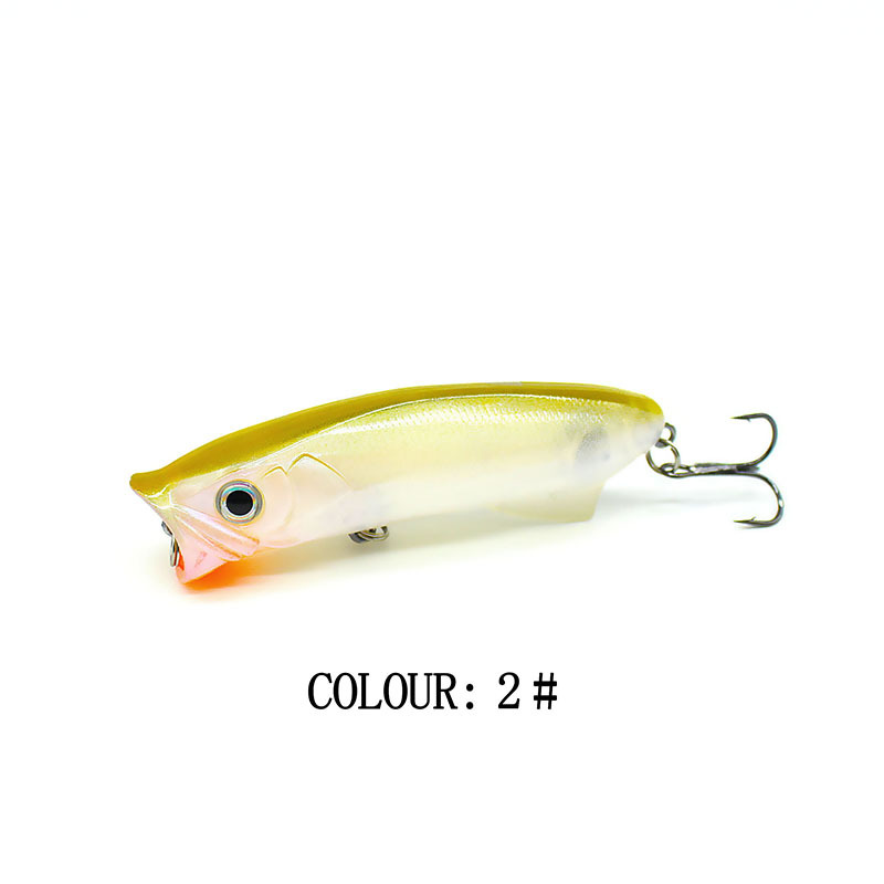 Floating Popper Fishing Lures 80mm 11g Hard Plastic Baits Fresh Water Bass Swimbait Tackle Gear