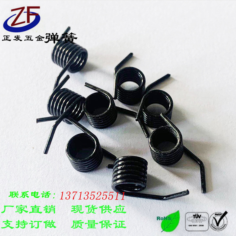 双扭簧非标定制异形拉杆弹簧 耐高温玩具弹簧精密不锈钢扭转弹簧