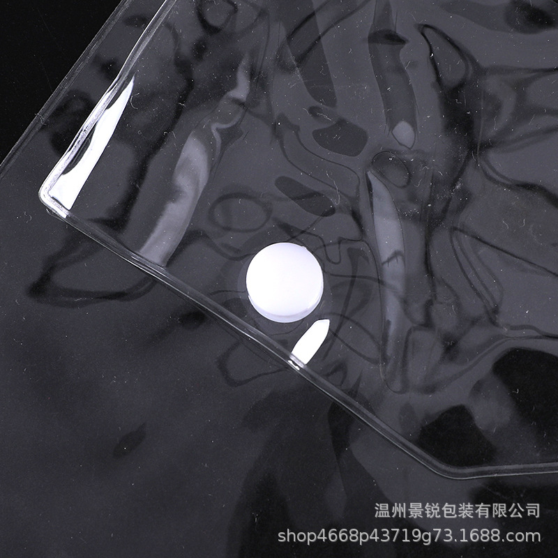 透明塑料欧洲孔挂袋TPU收纳封口袋pvc包装服装袋防尘按扣eva袋子-阿里巴巴