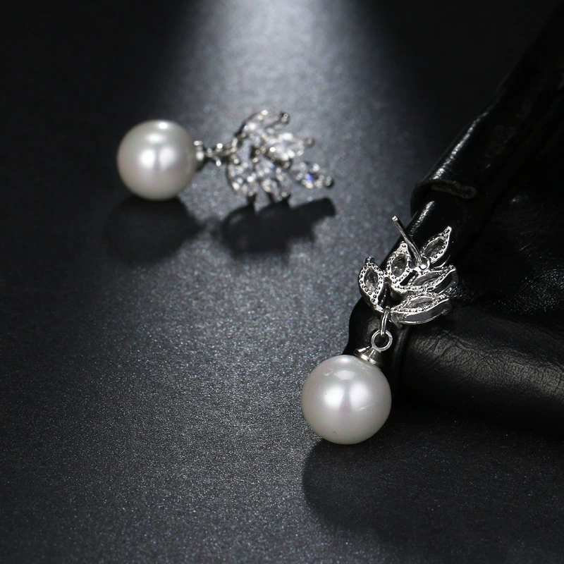 Серебряная игла, брендовые серьги из жемчуга, серебро 925 пробы, интернет-знаменитость