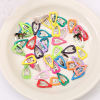 Epoxy resin heart-shaped, hairgrip, small doll, hairpins, hair accessory, 2cm, pet