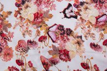 60s贡缎棉绸真数码印花专业设计 粘胶人棉Rayon 人造棉工厂直销