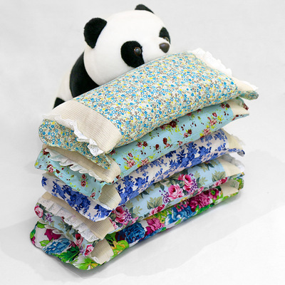 厂家批发碎花全棉宝宝枕头 婴幼儿小孩荞麦枕护颈枕劲椎保健枕头|ms