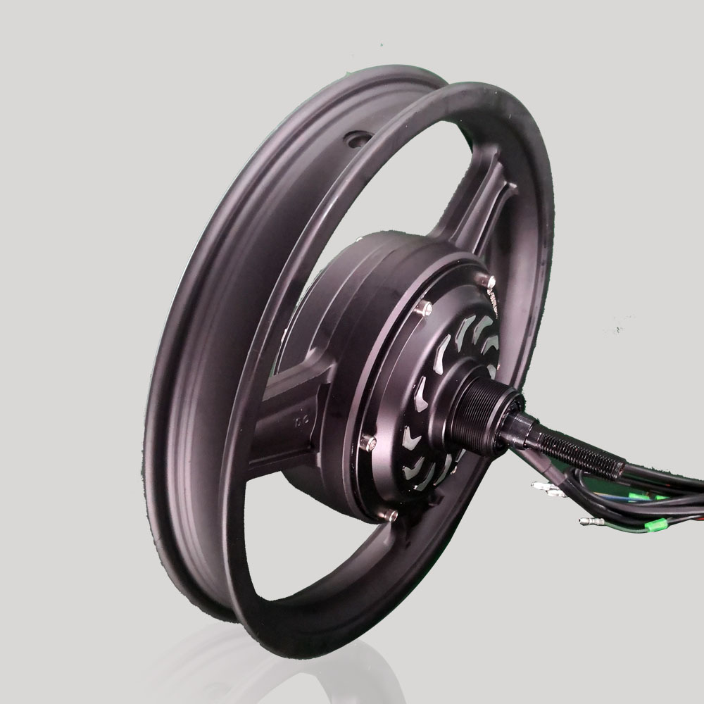 无刷无齿电机轮毂电机  14寸碟刹电机电动车电机三刀轮电机可调速