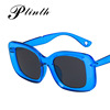 Sunglasses hip-hop style, retro brand sun protection cream, internet celebrity, 2020, new collection, European style, UF-protection