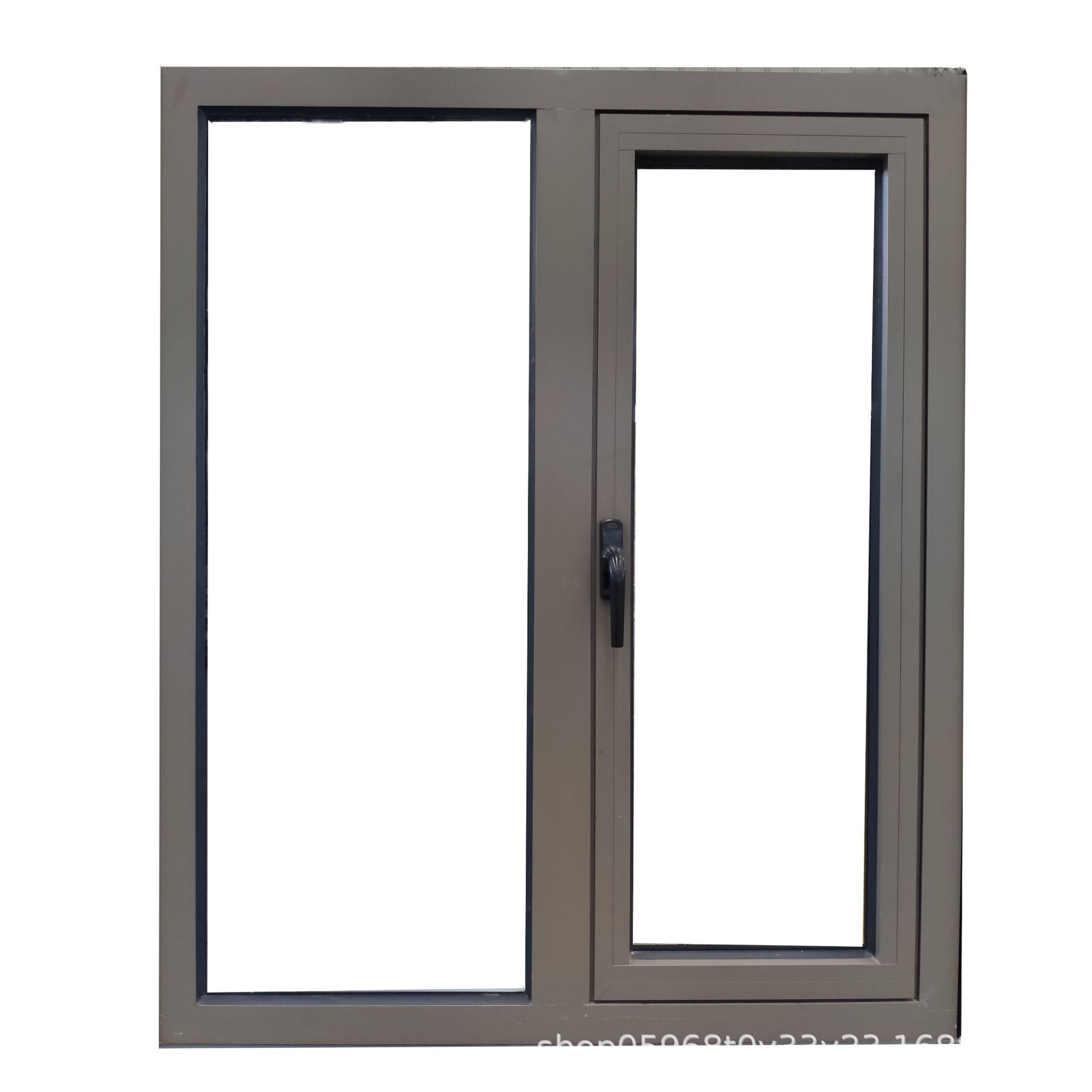 Spot doors and windows 50 series School Beautiful window 5mm Single glass aluminium alloy window