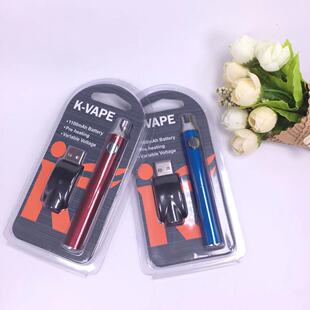 Модная упаковка K Vape Wape Battery Battery Kit Kit 900mah Регулировка ключа 510 потока