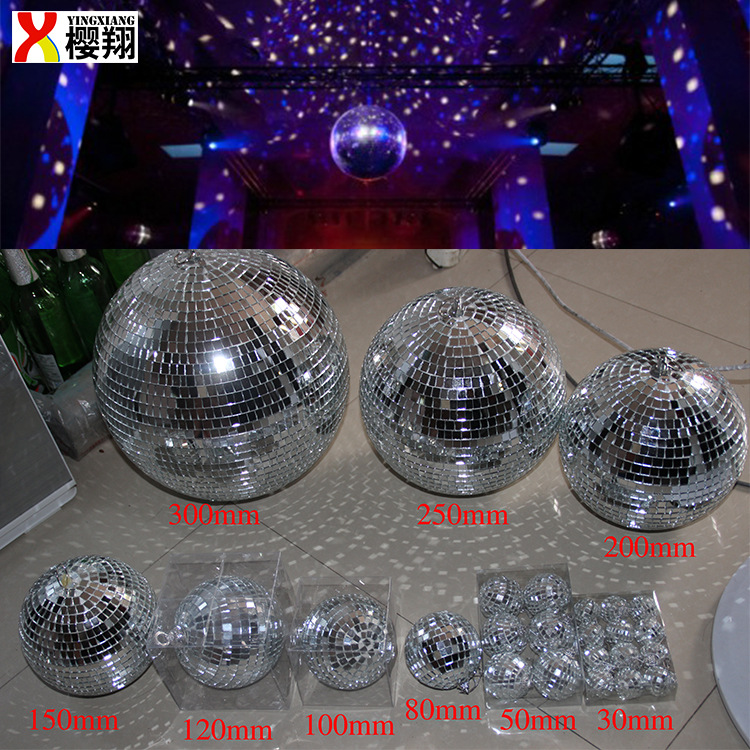discoball镜面反光球酒吧KTV马赛克镭射球婚庆舞台装饰玻璃圣诞球-阿里巴巴