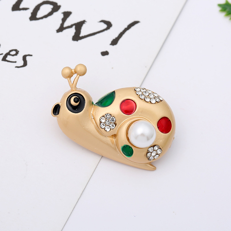 Simple Style Animal Alloy Enamel Artificial Pearls Rhinestones Unisex Brooches display picture 30