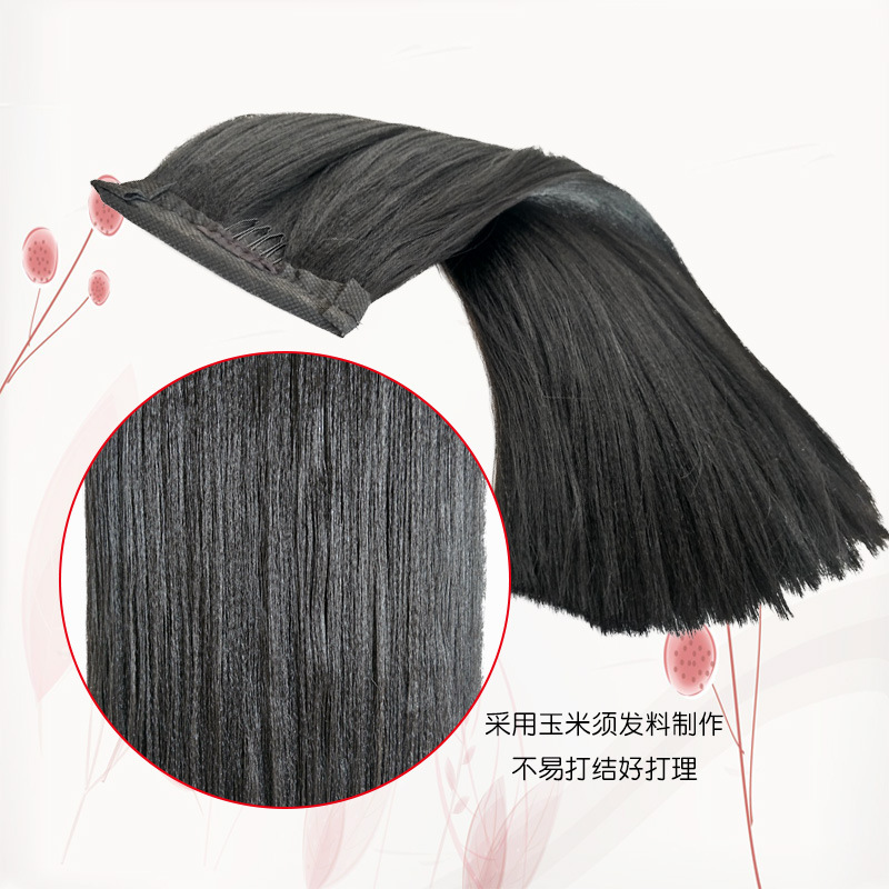 古装汉服假发不易打结玉米须微曲发排COS汉服古风发型仙女发片|ru