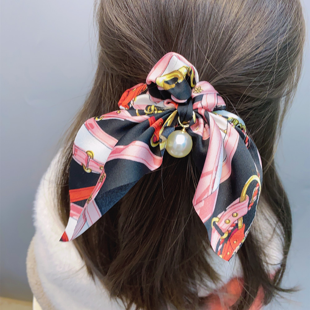 Chiffon Bow Hair Scrunchies display picture 22