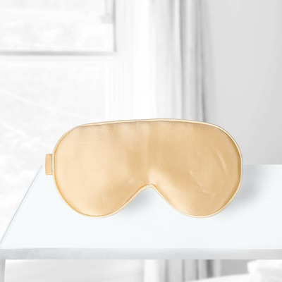 真絲眼罩舒適透氣柔軟親膚雙面100%桑蠶絲遮光護眼罩睡眠護眼罩