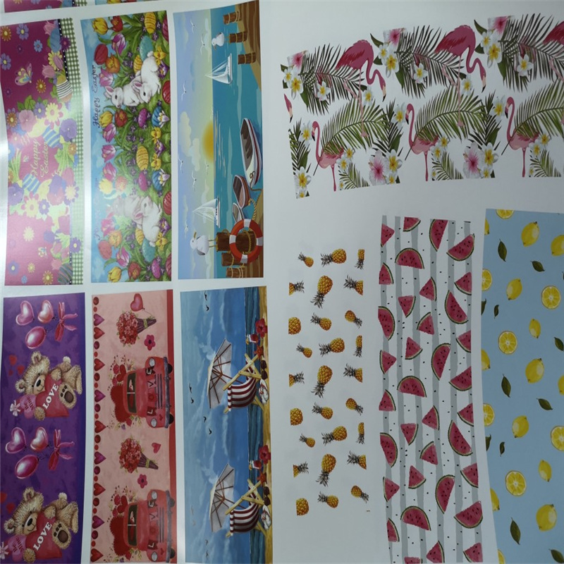 套位精准颜色鲜艳小酒玻璃五金真金花纸水贴纸水标加工