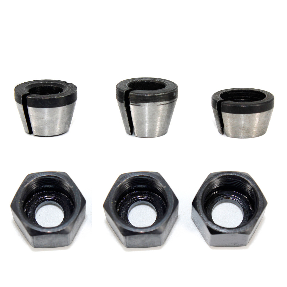 6/6.35/8mm (incluyendo tuerca) 6 piezas