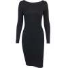 European and American foreign trade new style long sleeve temperament slim dress