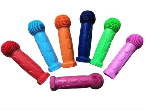 Wholesale bicycle rubber handlebar covers/children's three-wheel mountain bike stroller scooter colorful handlebar cover accessories supplies