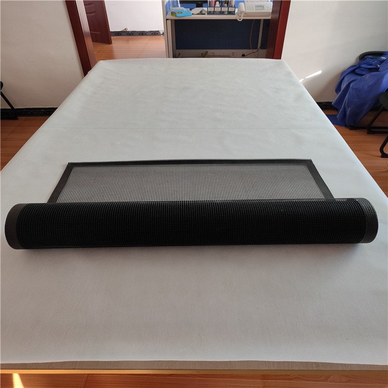 黑色四氟输送带 性能稳定 聚四氟乙烯网格传送带 阻燃 不跑偏