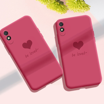 适用苹果12爱心液态硅胶手机壳华为p40定制适用小米10至尊红米K30|ms