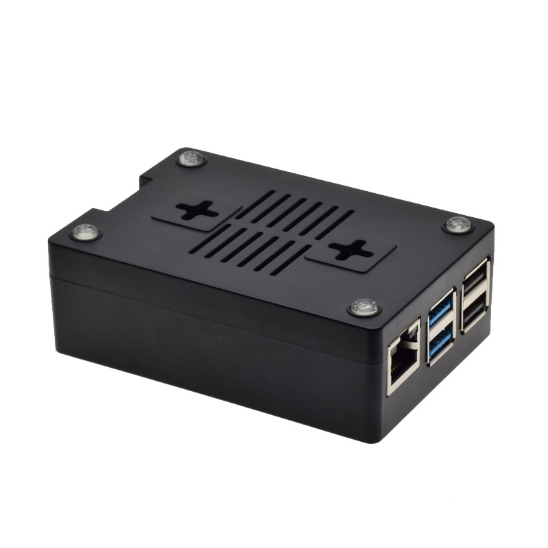 Корпус для экрана Raspberry Pi 4B 3.5-дюймовый, ABS-корпус, можно установить вентилятор/3.5-дюймовый сенсорный экран