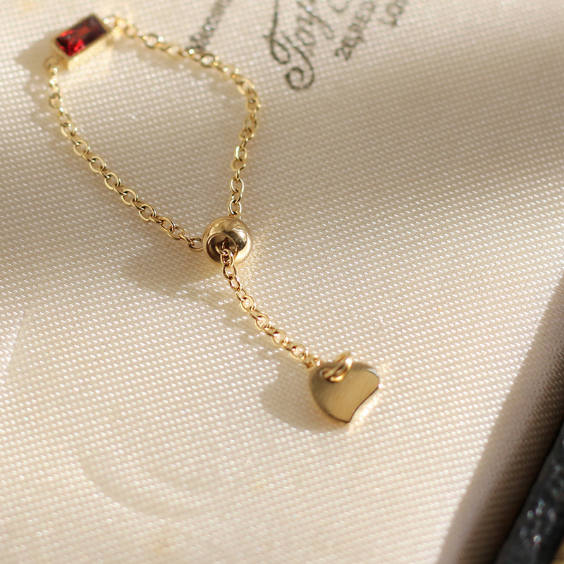 12g Weight PVD Coated Gold Plating Process Real Gold Plated Plating Material 18K Gold Plating Color 304 Stainless Steel Material Fashion Style Waterproof Non Tarnish Craft Red, Green, Black Color PVD Coated Real Gold Plated 18K Gold 304 Stainless Steel Fashion Waterproof Non Tarnish 7