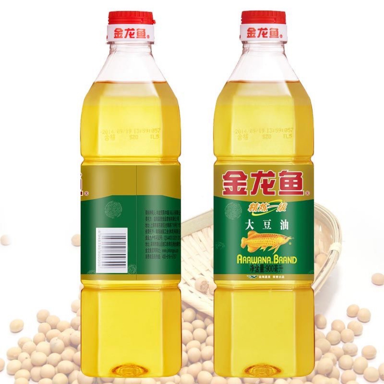 金龙鱼花生浓香型食用植物调和油5L*4桶炒菜烹饪食用油大桶装_虎窝淘