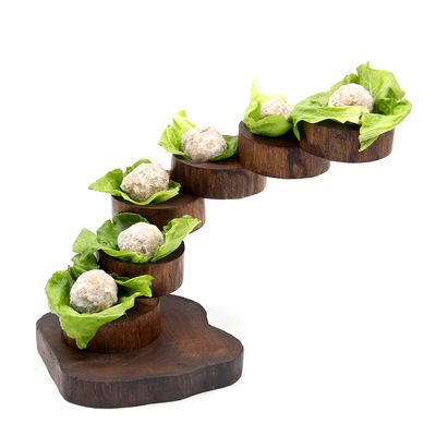 solid wood Rotary table Steadily high wooden  Ornaments Succulent plants originality Swing sets a living room club ornament