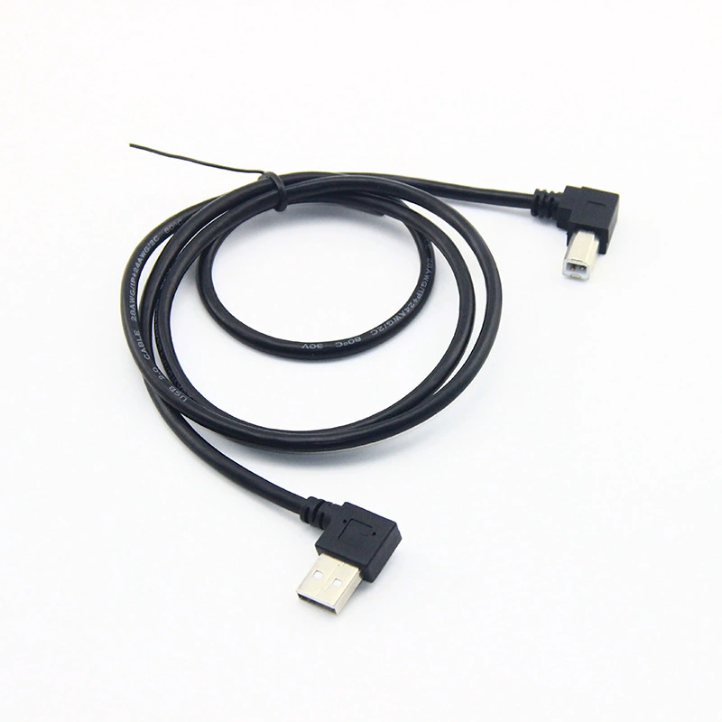 Кабель USB2.0: штекер A прямо в угловой разъём типа B (квадратный) для принтера