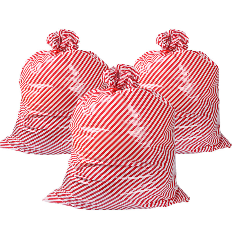 En stock comercio electrónico transfronterizo nueva bolsa de regalo de Navidad PE bolsa de regalo de plástico bolsa de regalo de Navidad