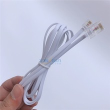 四芯電話線 RJ45轉RJ11 網絡頭轉美式電話頭 8P8C轉6P4C 2米
