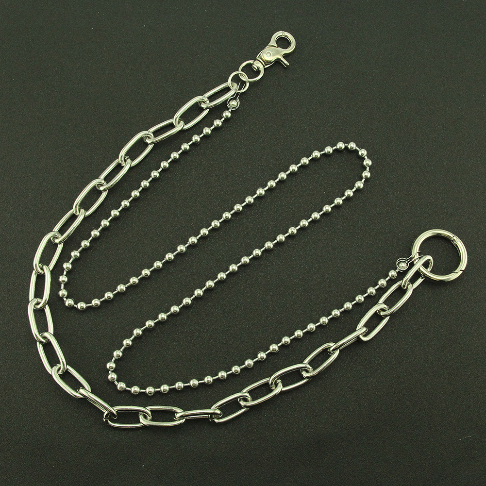 韩版小众时尚个性潮男牛仔裤裤链 夜店蹦迪街舞舞台道具饰品腰链