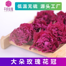 新貨批發大朵平陰玫瑰花冠茶工廠直銷 重瓣紅玫瑰大花冠