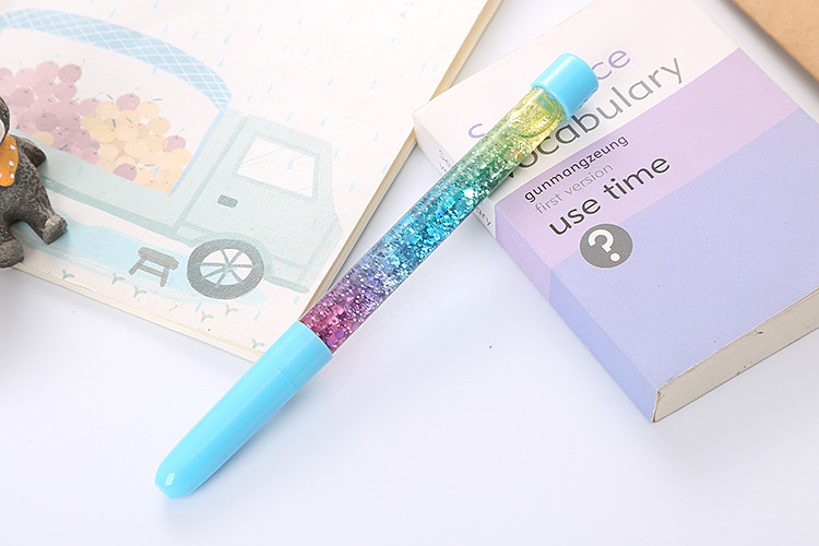 Creative Quicksand Gel Pen Cute Cartoon Fairy Pen Wholesale display picture 2