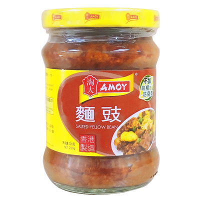 Made in Hong Kong Hong Kong version amoy Miso Sauce 220g Spareribs cooking flavoring monosodium glutamate Preservative