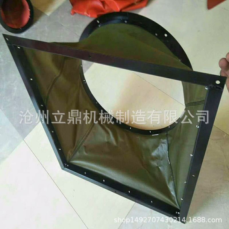 厂家生产不规则形软连接 防火耐高温风机软连接 异形帆布软连接