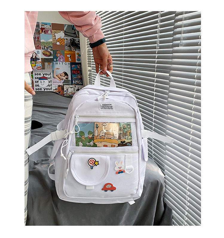 Cute Transparent Funny Soft Backpack display picture 13