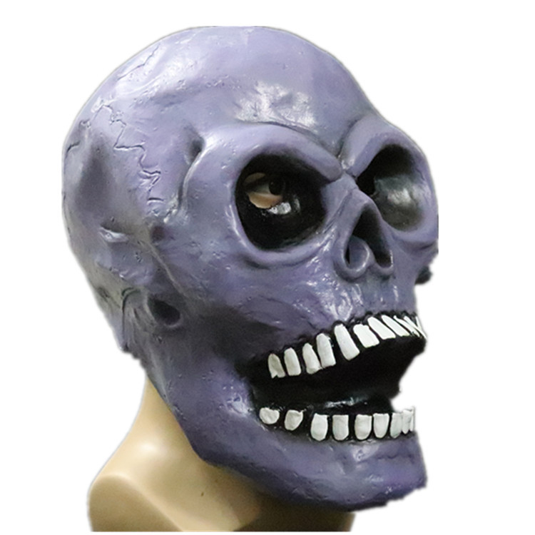 Halloween cráneo máscara horror scary truco de látex tocados cabeza del cráneo de color casa embrujada bar vestir Accesorios