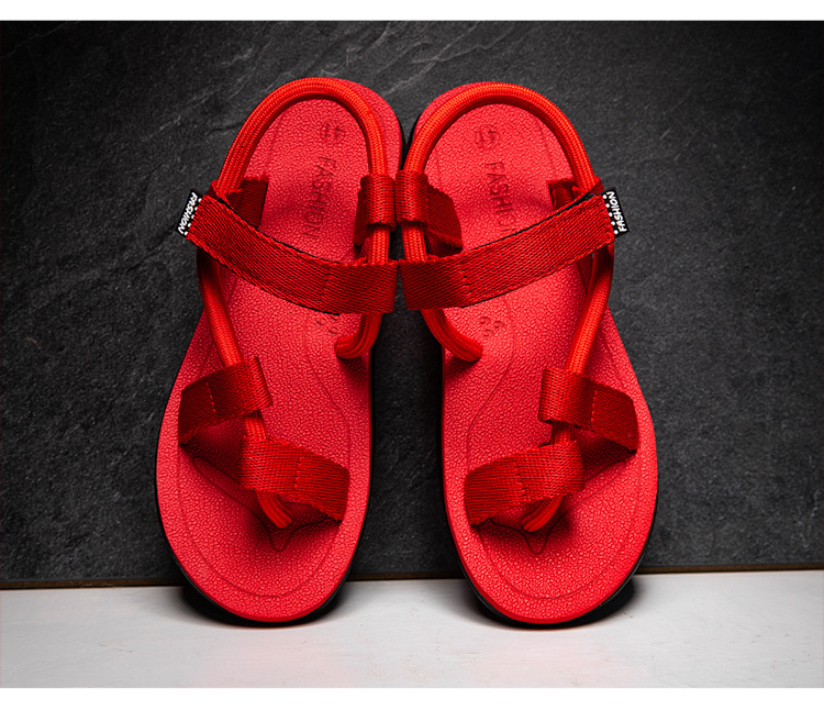 New summer slippers men's hot couple beach shoes Korean version casual two-use men's Vietnamese sandals foreign trade 38 undefined