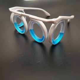 2021新款科技防晕车船飞机无镜片便携折叠护目镜儿童成人液体眼镜