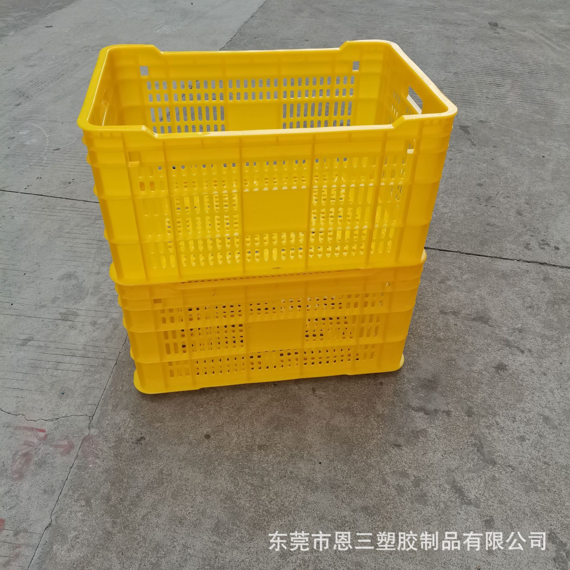 供应广西 江西塑胶蔬菜周转箩 全新料生产塑料水果框 PP胶箩