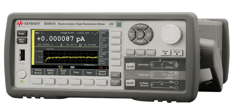 是德B2983A毫微微安计/皮安计 是德B2980A系列飞安表/皮安表