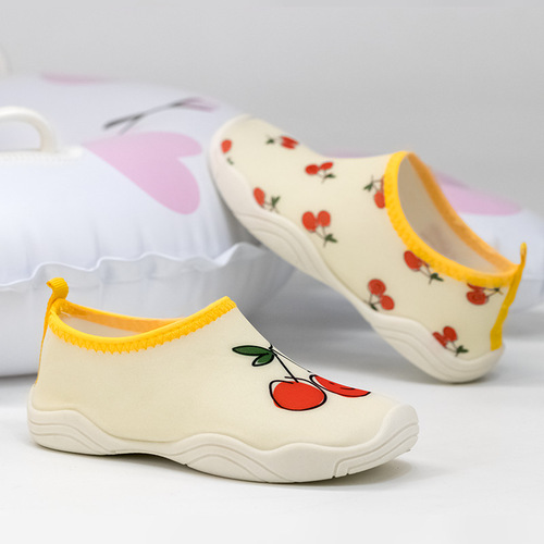 New children's river tracing shoes soft sole breathable beach shoes diving shoes outdoor wading non-slip anti-cut barefoot swimming shoes