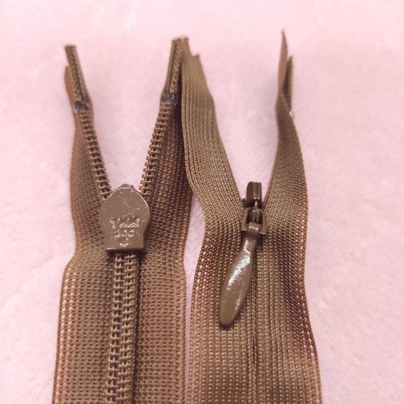 YKK 2号网边丝边隐形水滴头拉链婚纱裙子晚礼服24英寸YKK正品现货